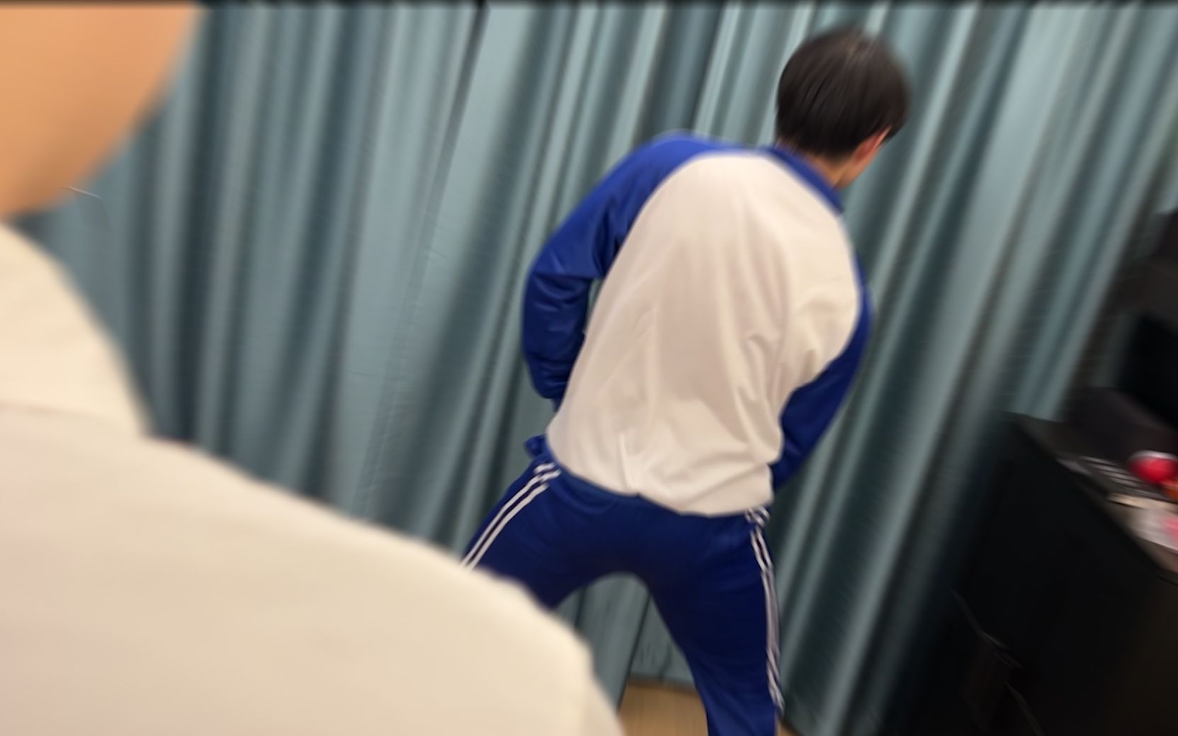 儿子非要在家长会上展示才...